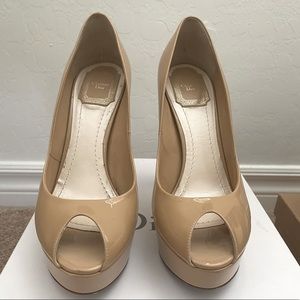 Christian Dior Open Toe Pumps size 38 1/2